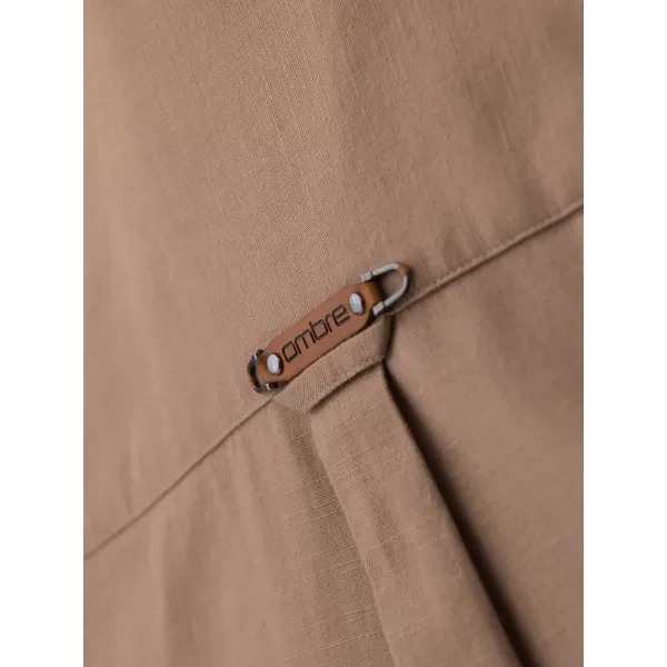 Herrenhemd OMBRE N-OM-SHCS-0134 HELLBRAUN 
