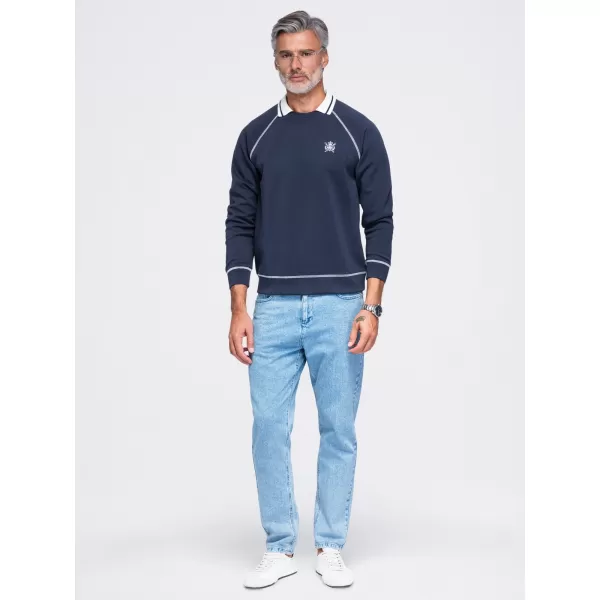 Herren-Sweatshirt OMBRE OM-SSNZ-0269 MARINEBLAU 