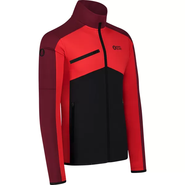  Powerfleece-Sweatshirt für Herren NORDBLANC CUSP NBSFM8334 ROT 