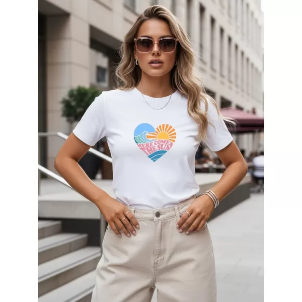  Damen-T-Shirt DSTREET NX8051RY-WH WEIß 