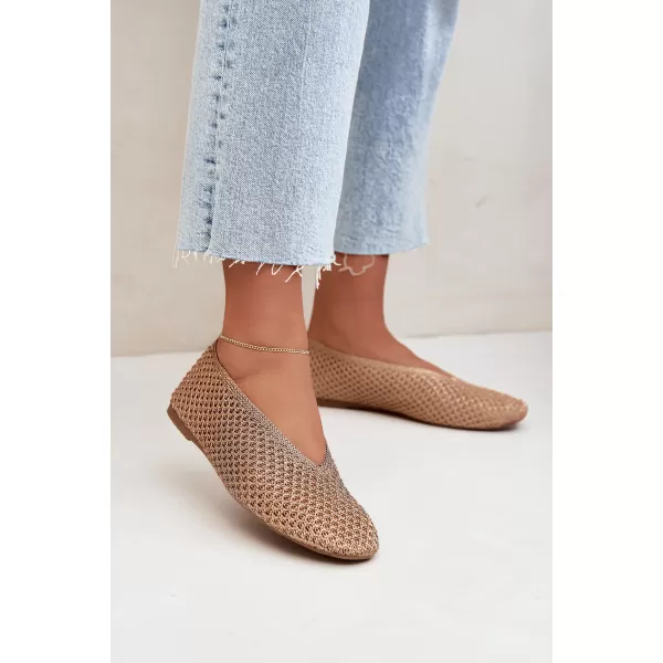  Ballerinas für Damen BOTO CH956 CHAMPAGNE 