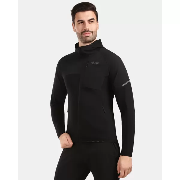  Fleece-Sweatshirt für Herren KILPI NASHVILLE-M 1M0201KI SCHWARZ 