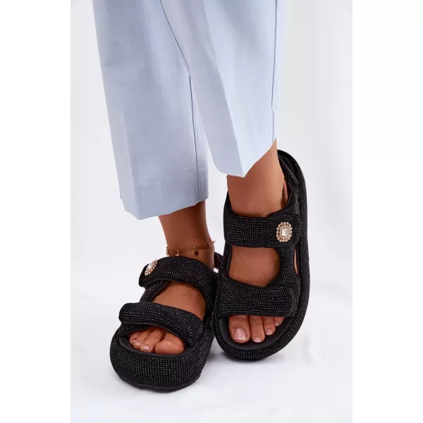  Damensandalen GOE TT2N4102 SCHWARZ 