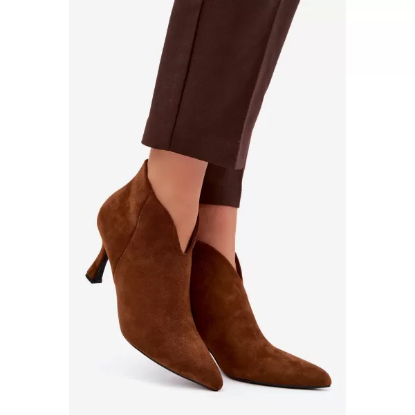  Damen-Stiefeletten BOTO D-219 KAMEL 