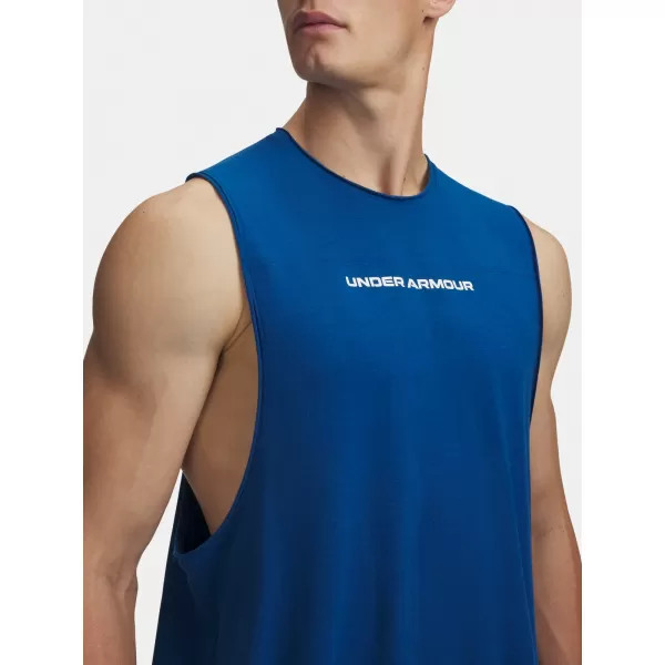  Herren-Tanktop UNDER ARMOUR HOOPS TRAINING TANK 6012823-426 BLAU 