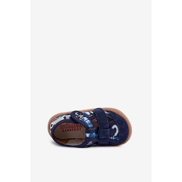  Barfußsandalen für Kinder MILAMI BF10/BR-31 BLAU 