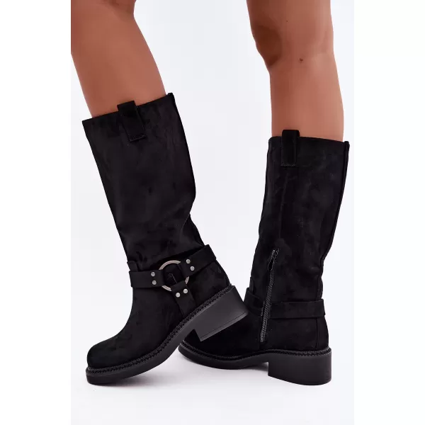  Damenstiefel BOTO LQ-163 SCHWARZ 
