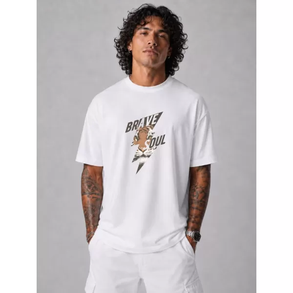 Herren-T-Shirt DSTREET NX1010R-WH-O WEIß 