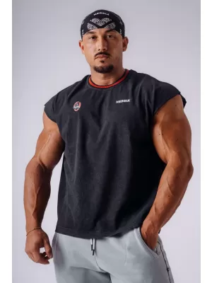 Tanktops für Herren NEBBIA OLYMPIA MUSCLE COVER 947 SCHWARZ