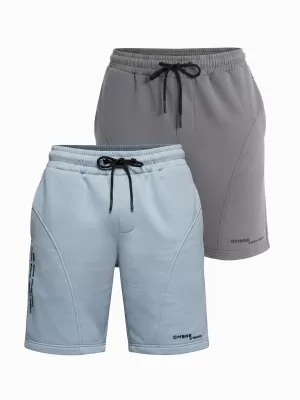 Herren-Shorts OMBRE Z127 HELLBLAU/GRAU
