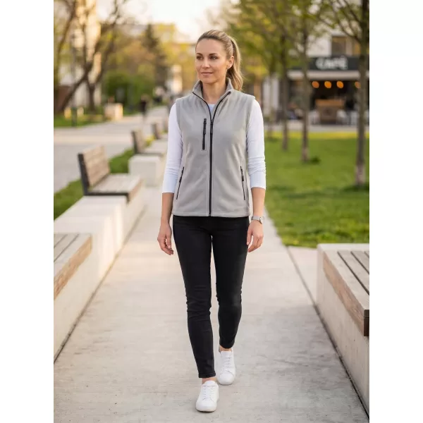  Fleeceweste für Damen MALFINI EXIT W-525 HELLGRAU 