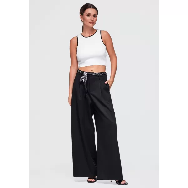  Damenhosen OMBRE OW-PA-E0020 SCHWARZ 