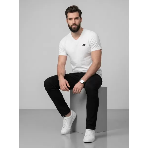  Herren-T-Shirt 4F WMM00TTSHM3339 WEIß 