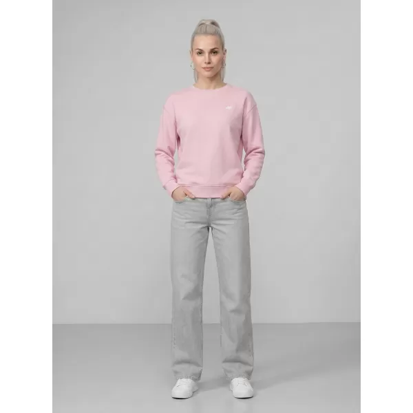 Damen-Sweatshirt 4F WMM00TSWSF2534 HELLROSA 
