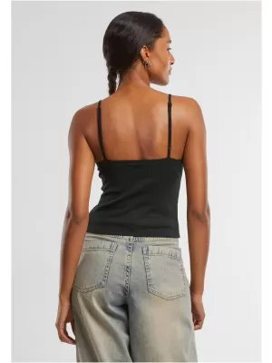 Damen-Tanktop URBAN CLASSICS TB7514A SCHWARZ/SCHWARZ