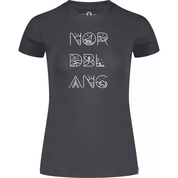  Damen-T-Shirt NORDBLANC RESCUE NBSLT8178 GRAU 