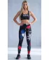 Damen Premium Long Funktionsleggings (neue Größen) ALTISPORT VOJ/ALW036LEG05 HEXA SCHWARZ
