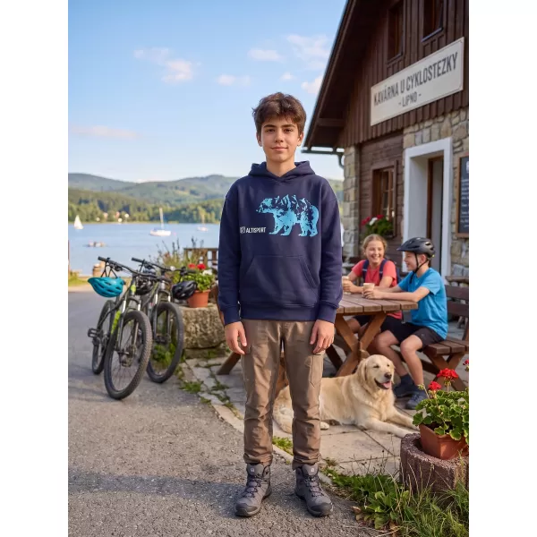  Kinder-Sweatshirt ALTISPORT ALM193422 MARINEBLAU 
