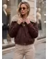 Damenjacke DSTREET TY5699 BURGUND