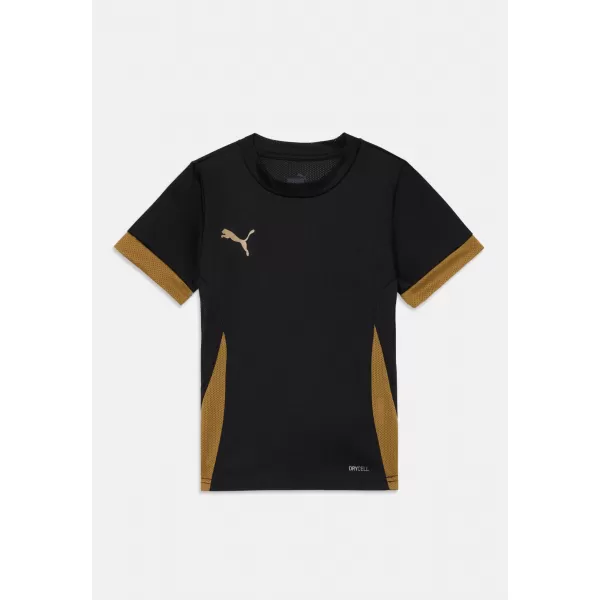  Kinder-Sportshirt PUMA TEAMGOAL MATCHDAY JERSEY JR 70574828 PUMA SCHWARZ/PUMA GOLD/MATTGOLD 