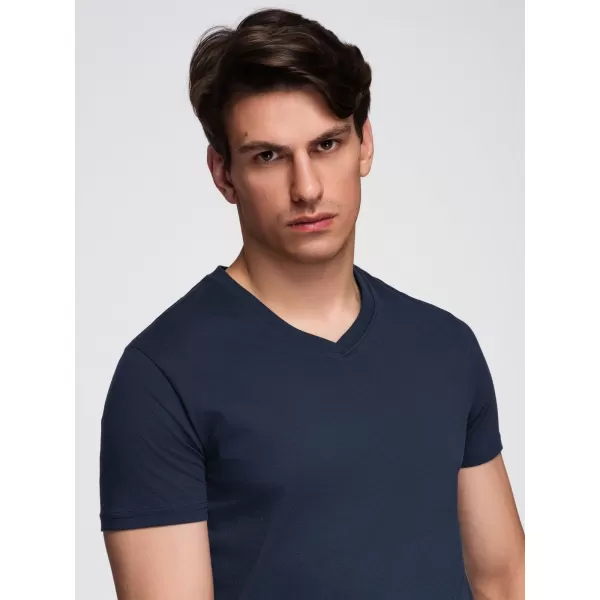  Herren-T-Shirt OMBRE OM-TSBS-0281 WEIß/SAND/MARINE 