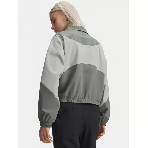  Damenjacke UNDER ARMOUR RIVAL WOVEN JACKET 1389631-709 WEIß 