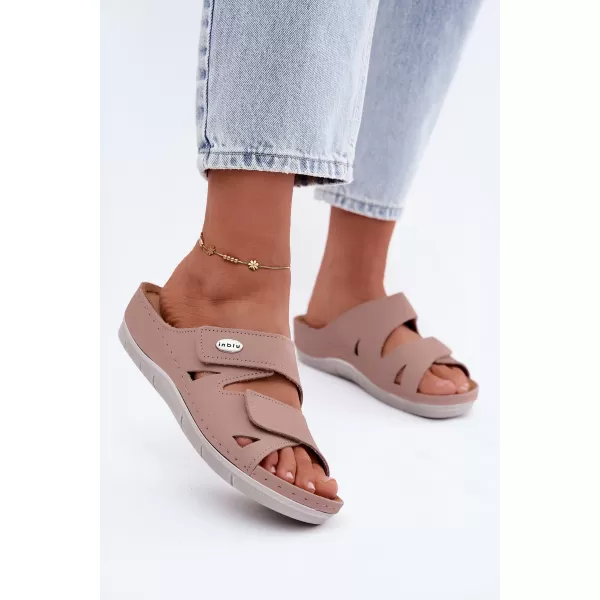  Damenhausschuhe INBLU OE0001GU ROSA 