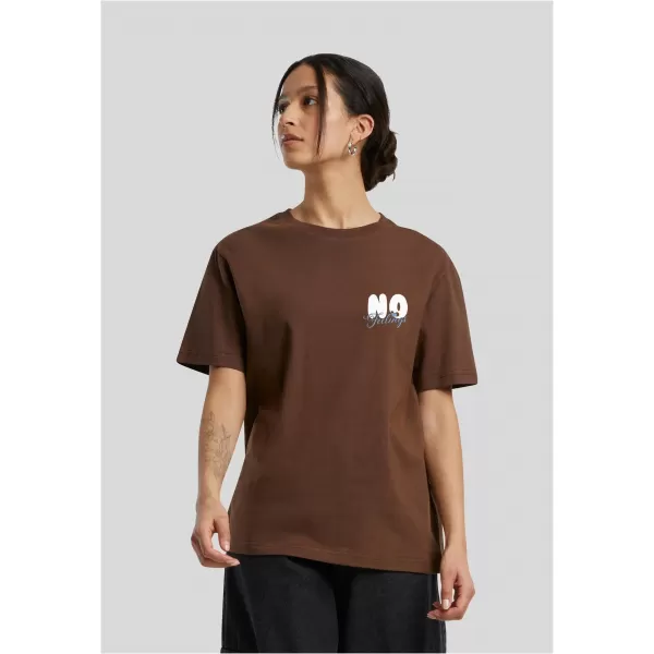  Damen-T-Shirt URBAN CLASSICS TB9066-14274 SCHOKOLADENBRAUN 