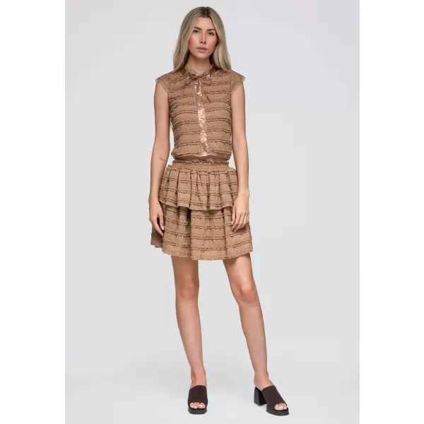  Damenbluse OMBRE OW-TS-E0066 TAUPE 