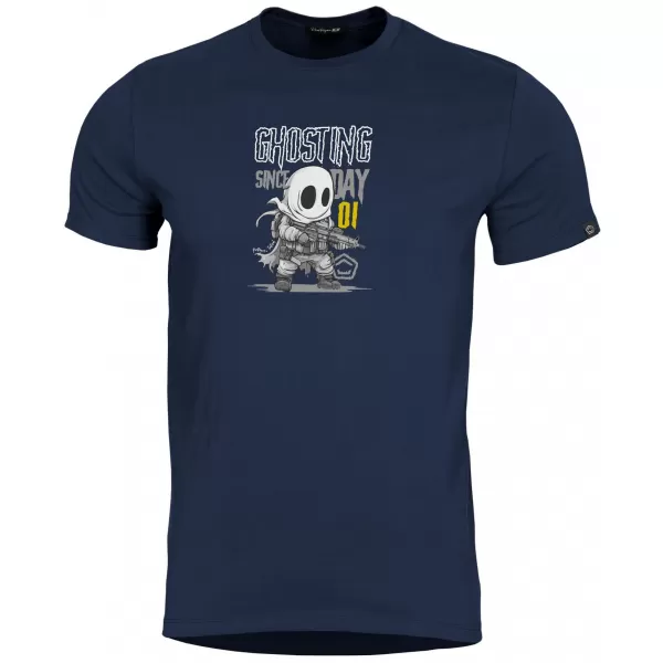  Herren-T-Shirt PENTAGON GHOSTING T-SHIRT K09053 MITTERNACHTSBLAU 