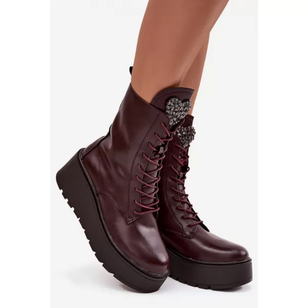  Damenschuhe BOTO SFY2478-19 ROTWEIN 