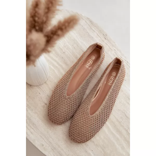  Ballerinas für Damen BOTO CH956 CHAMPAGNE 