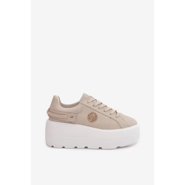  Damen-Sneaker D&A LR61-7095 BEIGE 
