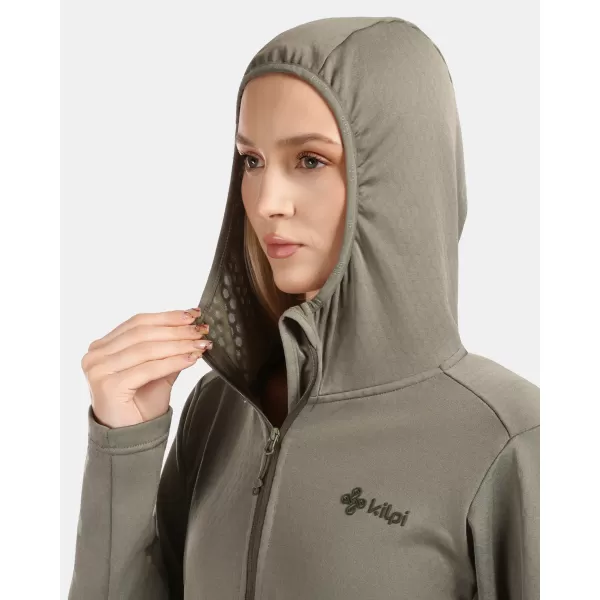  Fleece-Sweatshirt für Damen KILPI SEVELEN-W 1L0203KI GRÜN 