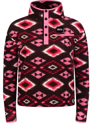 Fleece-Sweatshirt für Damen NORDBLANC BOLETUS NBSFL8378 BURGUND
