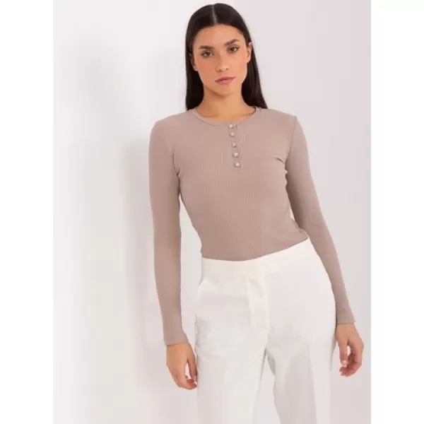  Damenbluse BASIC FEEL GOOD RV-BZ-9211.26X DUNKELBEIGE 