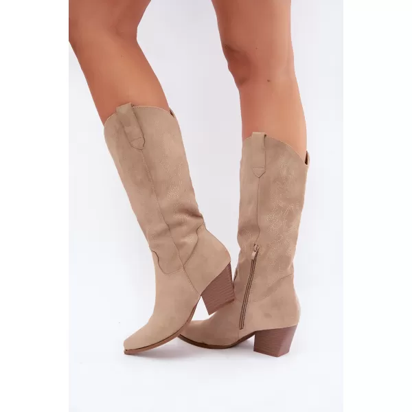  Damenstiefel BOTO 7627A BEIGE 