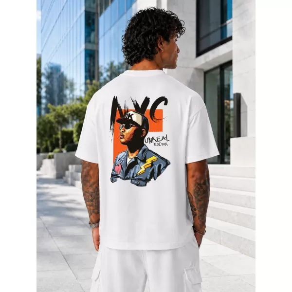  Herren-T-Shirt DSTREET NX4004R-WH-O WEIß 