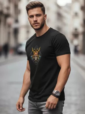 Herren-T-Shirt DSTREET NX0144R-BK SCHWARZ