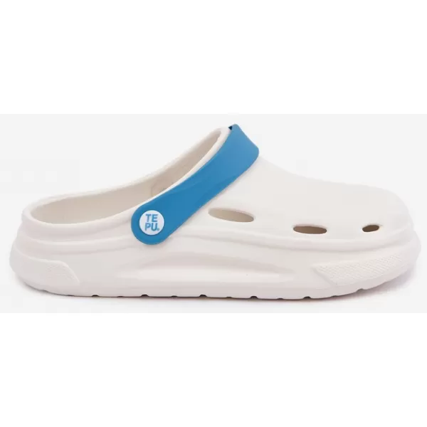  Damenhausschuhe BOTO C73A215 WEISS/BLAU 