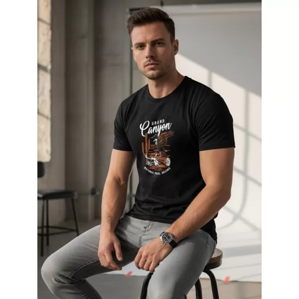  Herren-T-Shirt DSTREET NX059R SCHWARZ 