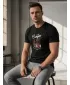 Herren-T-Shirt DSTREET NX059R SCHWARZ