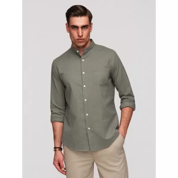  Herrenhemd OMBRE K704 KHAKI 