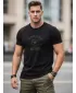 Herren-T-Shirt DSTREET NX087R SCHWARZ