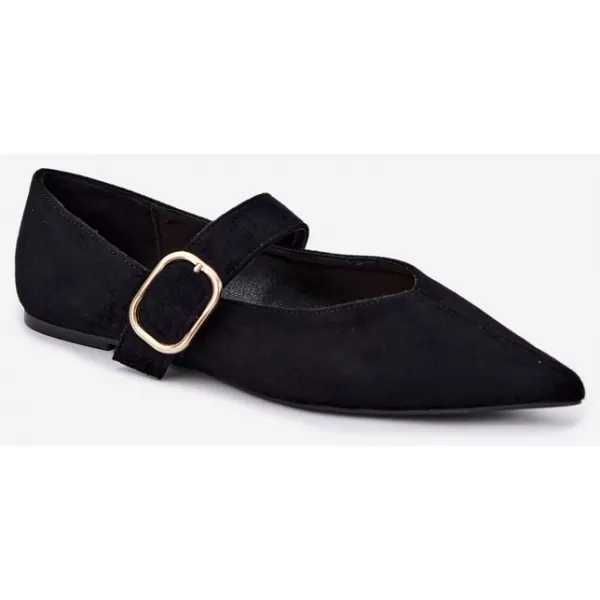  Ballerinas für Damen BOTO CH943 SCHWARZ 