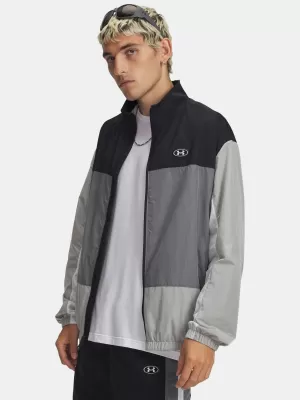 Herrenjacke UNDER ARMOUR ICON WOVEN TRACK FZ 6009436-001 SCHWARZ