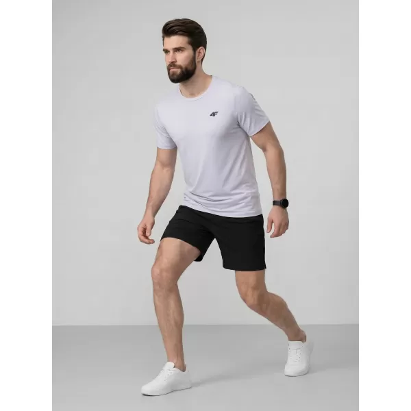  Herren-T-Shirt 4F WAW25TTSHM2373 CREMEFARBEN 