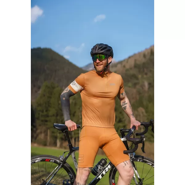  Herren-Radtrikot NORDBLANC CAMEL NBSMF8079 BRAUN 