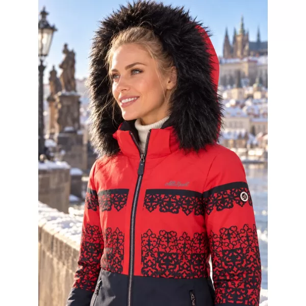  Winterjacke für Damen ALTISPORT IVEY ROT 