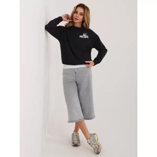  Damen-Sweatshirt SUBLEVEL D10600T02568H GRAPHIT 